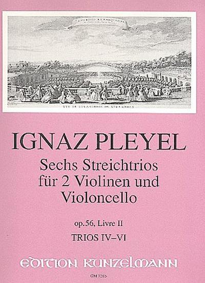6 Streichtrios op.56 Band 2 für 2 Violinenund Violoncello