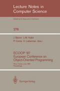 ECOOP ’87. European Conference on Object-Oriented Programming