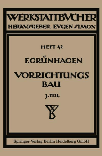 Der Vorrichtungsbau