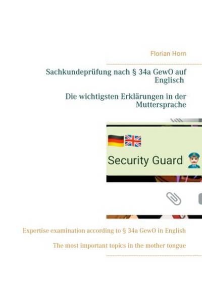 Sachkundeprüfung nach § 34a GewO auf Englisch - Die wichtigsten Erklärungen in der Muttersprache