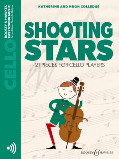 Colledge: Shooting Stars: 21 Pieces for Cello Player (No Piano) Edition with Audio Online