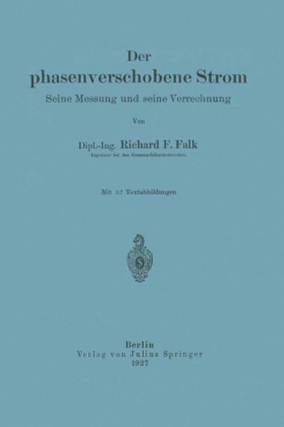 Der phasenverschobene Strom