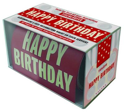 Tischläufer Dots Happy Birthday