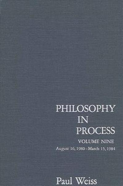 Philosophy in Process