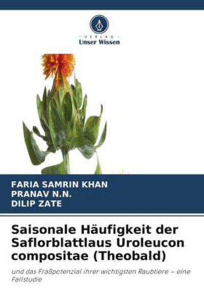 Saisonale Häufigkeit der Saflorblattlaus Uroleucon compositae (Theobald)
