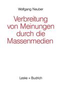 Verbreitung von Meinungen durch die Massenmedien