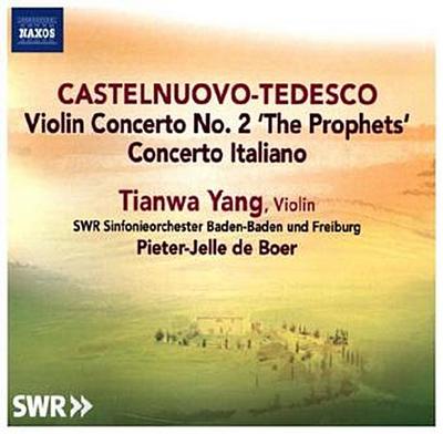 Violin Concerto No.2 ’The Prophets’ / Concerto Italiano, 1 Audio-CD