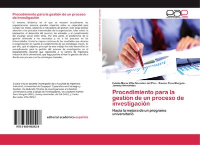 Procedimiento para la gestión de un proceso de investigación
