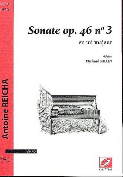 Sonate en mi majeur op.46,3pour piano