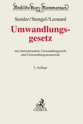 Umwandlungsgesetz: mit systematischen Darstellungen zur grenzüberschreitenden Umwandlung und zum Umwandlungssteuerrecht