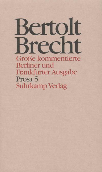 Brecht, B: Werke 20/Ld