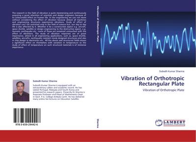 Vibration of Orthotropic Rectangular Plate