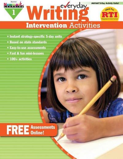 Everyday Writing Intervention Activities Grade 1 Book Teacher Resource