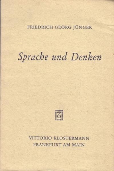 Sprache und Denken
