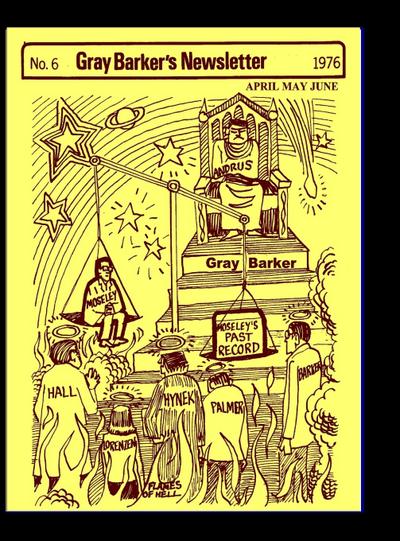 Gray Barker’s Newsletter No. 6 (April,May,June) 1976