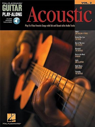 Acoustic: Guitar Play-Along Volume 2 [With CD (Audio)] - Hal Leonard Corp