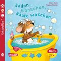 Baden, planschen, Haare waschen
