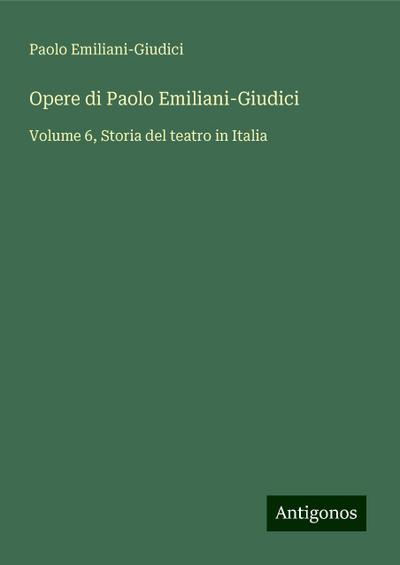 Opere di Paolo Emiliani-Giudici