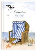 Taschenkalender Strandkorb 2026