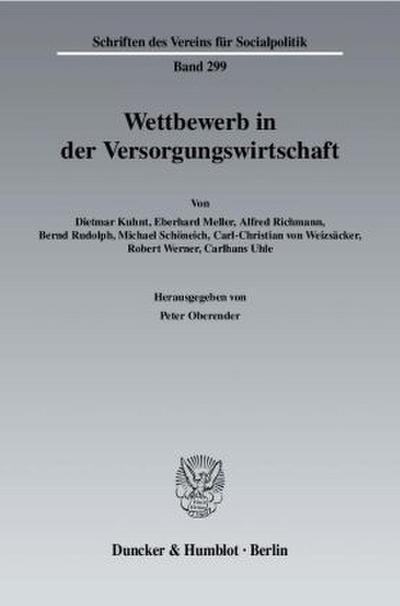 Wettbewerb in der Versorgungswirtschaft.