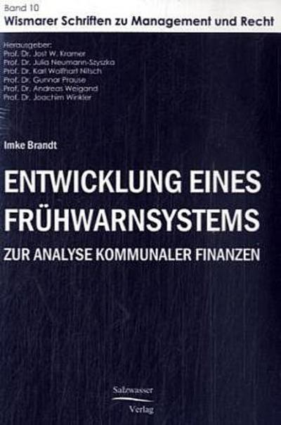 Entwicklung eines Frühwarnsystems zur Analyse kommunaler Finanzen