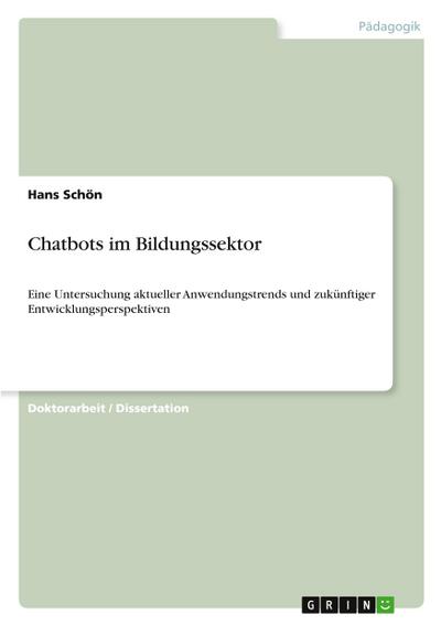 Chatbots im Bildungssektor