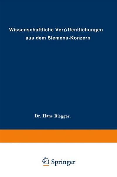 Wissenschaftliche Veröffentlichungen aus dem Siemens-Konzern