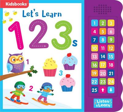 27-Button Sound Book Let’s Learn 123s