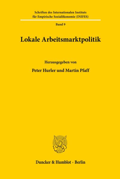 Lokale Arbeitsmarktpolitik.