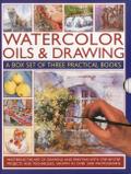 Watercolor Oils & Drawing Box Set