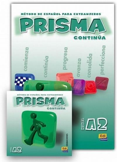 Prisma Continua - Nivel A2 Libro del alumno + Audio-CD - Ruth Vázquez Fernández