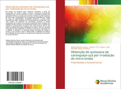 Obtenção de quitosana de caranguejo-uçá por irradiação do micro-ondas