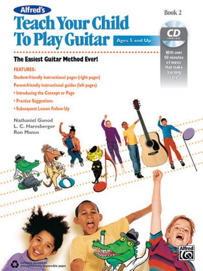 Alfred’s Teach Your Child to Play Guitar, Book 2, m. 1 Audio-CD