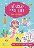 Sticker-Bastelset: Meerjungfrauen