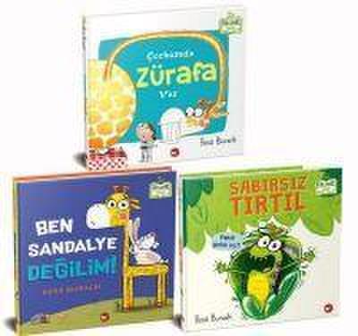 Hayvanlarla Egleniyorum Set - Organik Kitap 3 Kitap Takim