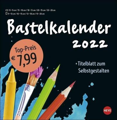 Bastelkalender schwarz groß