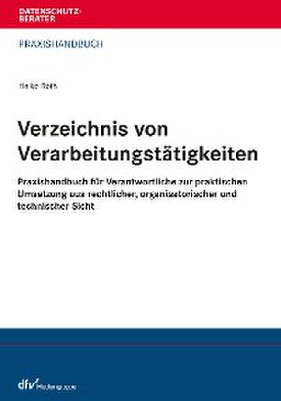 Verzeichnis von Verarbeitungstätigkeiten