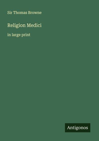 Religion Medici