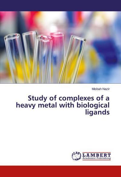 Study of complexes of a heavy metal with biological ligands