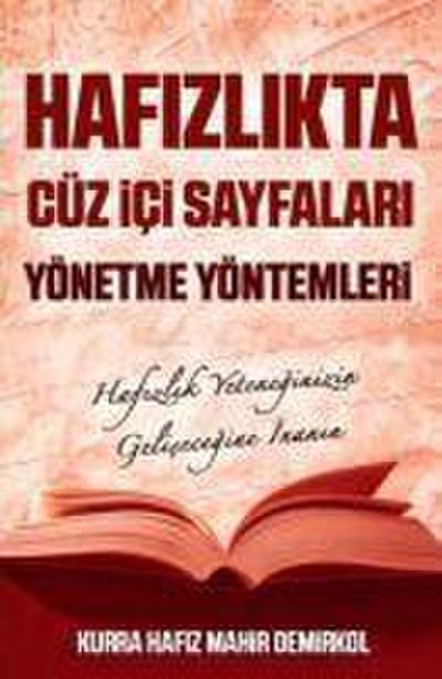 Hafizlikta Cüz Ici Sayfalari Yönetme Yöntemleri