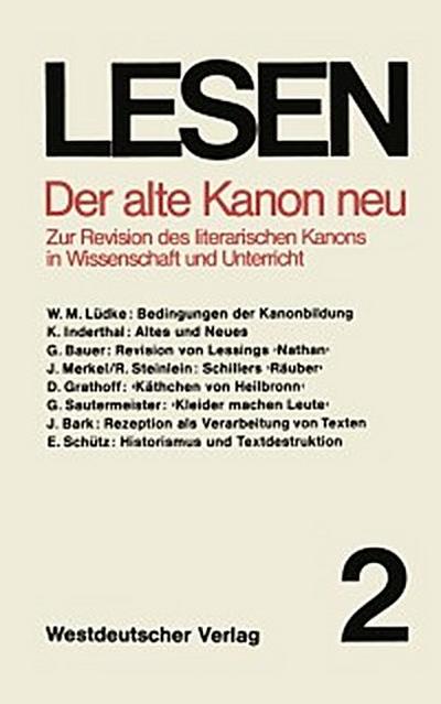Der alte Kanon neu