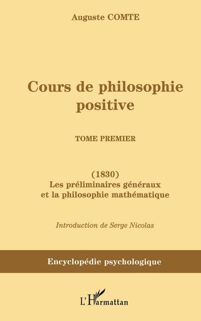 Cours de philosophie positive