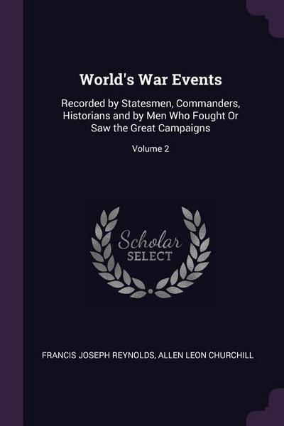 World’s War Events