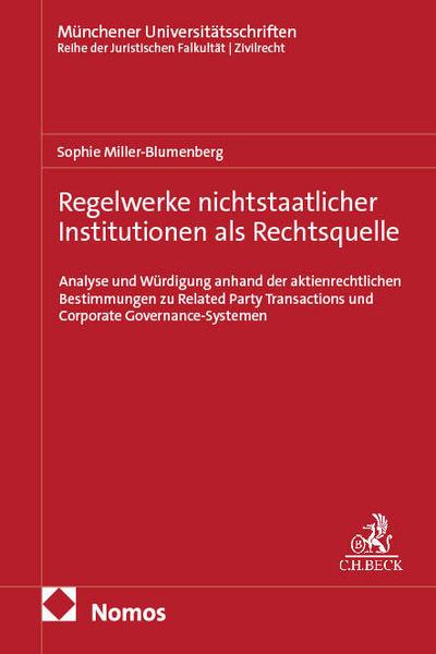Regelwerke nichtstaatlicher Institutionen als Rechtsquelle