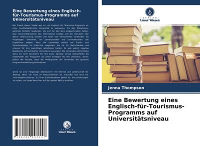 Eine Bewertung eines Englisch-für-Tourismus-Programms auf Universitätsniveau