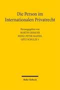 Die Person im Internationalen Privatrecht