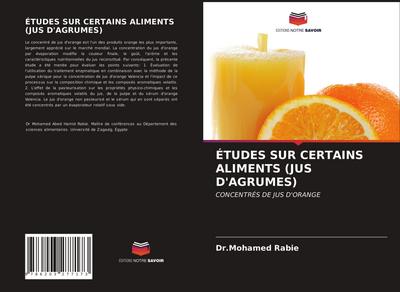 ÉTUDES SUR CERTAINS ALIMENTS (JUS D’AGRUMES)