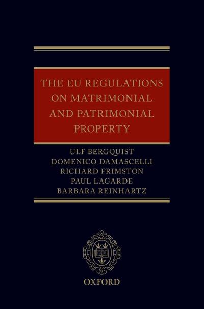 Eu Regulations on Matrimonial and Patrimonial Property