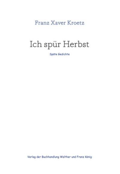 Ich spür Herbst