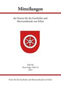 Mitteilungen des Vereins für die Geschichte und Altertumskunde von Erfurt, Heft 86